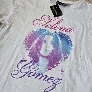 NWT Selena Gomez Graphic Tee Size Large Fits Medium